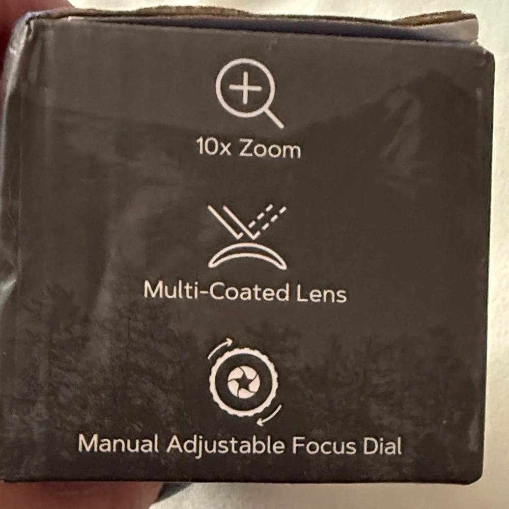 Black Monocular Telescope